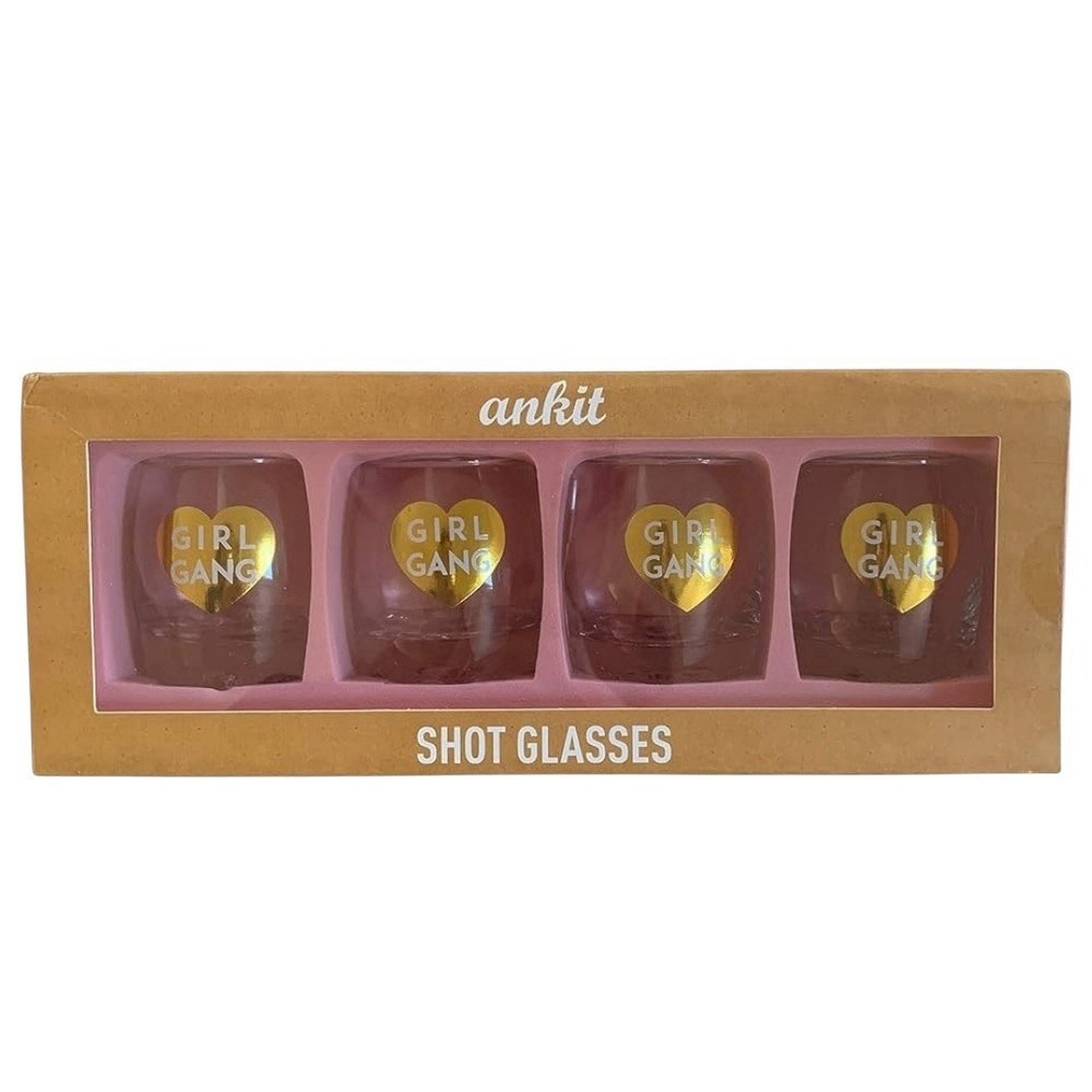 Ankit‎ Shot Glasses Girl Gang Set Of 4 Party Bridal shower